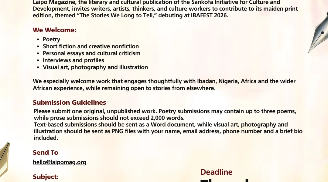 CALL FOR SUBMISSIONS: The Stories We Long to Tell